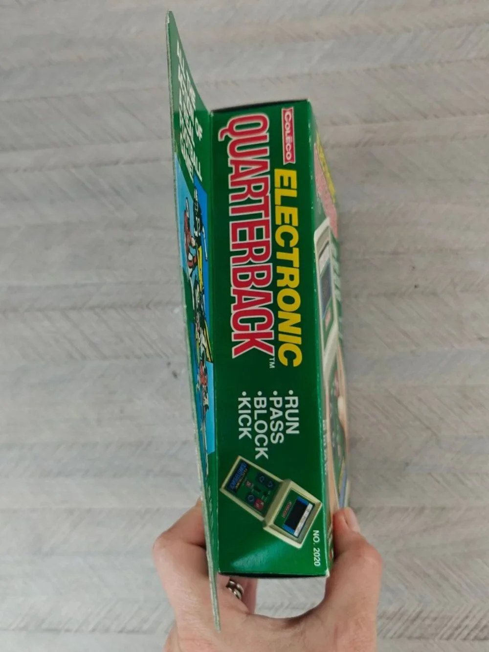 Vintage Coleco Electronic Quarterback Handheld Game 1978 w/Original Packaging